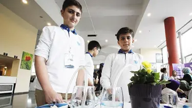 Genç mucitler çiçek sulama robotu yaptı