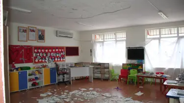Anaokulunun tavan sıvası düştü: 4 öğrenci yaralı