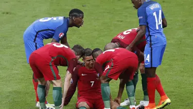 Cristiano Ronaldo'nun gözyaşları