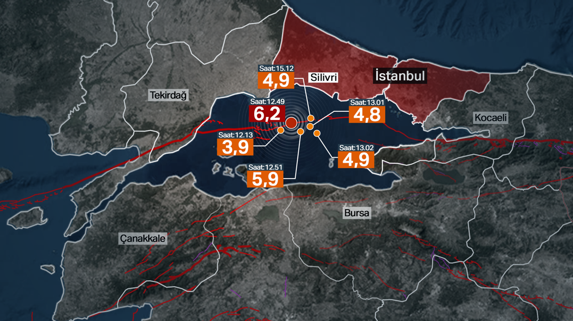 İstanbul'un jeofizik haritası: Hangi ilçeler riskli?