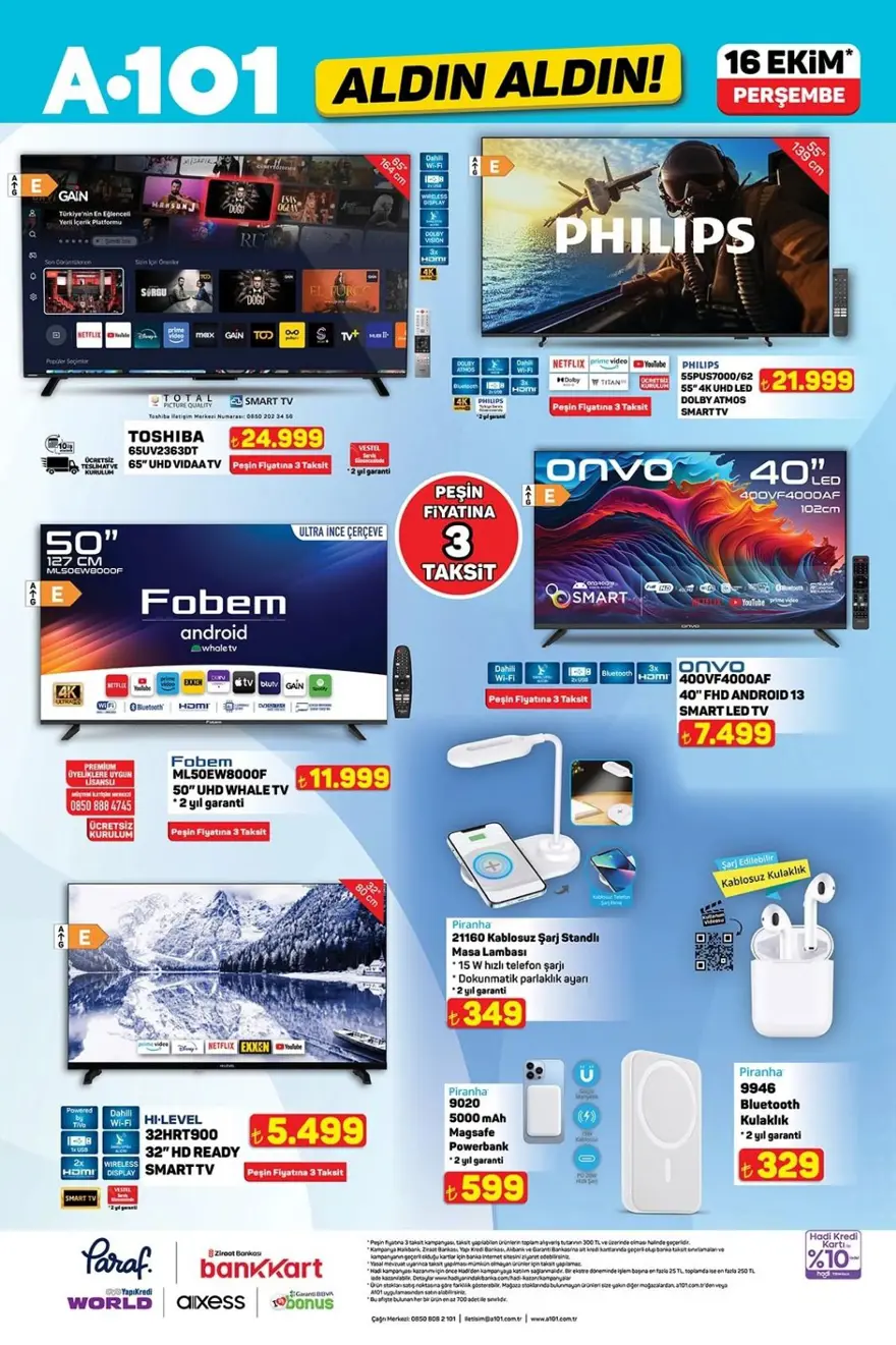 SATIŞA ÇIKTI | A101 aktüel kataloğu 16 Ekim 2025: Keman, 88 tuşlu piyano, 65 inç HD televizyon, kablosuz şarj standı, su sebili ve 125 cc scooter bugün satışta 1 SATIŞA ÇIKTI | A101 aktüel kataloğu 16 Ekim 2025: Keman, 88 tuşlu piyano, 65 inç HD televizyon, kablosuz şarj standı, su sebili ve 125 cc scooter bugün satışta 1
