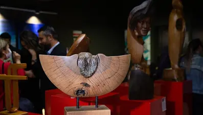 Ankara'da Uluslararası Plastik Sanatlar Sergisi açıldı