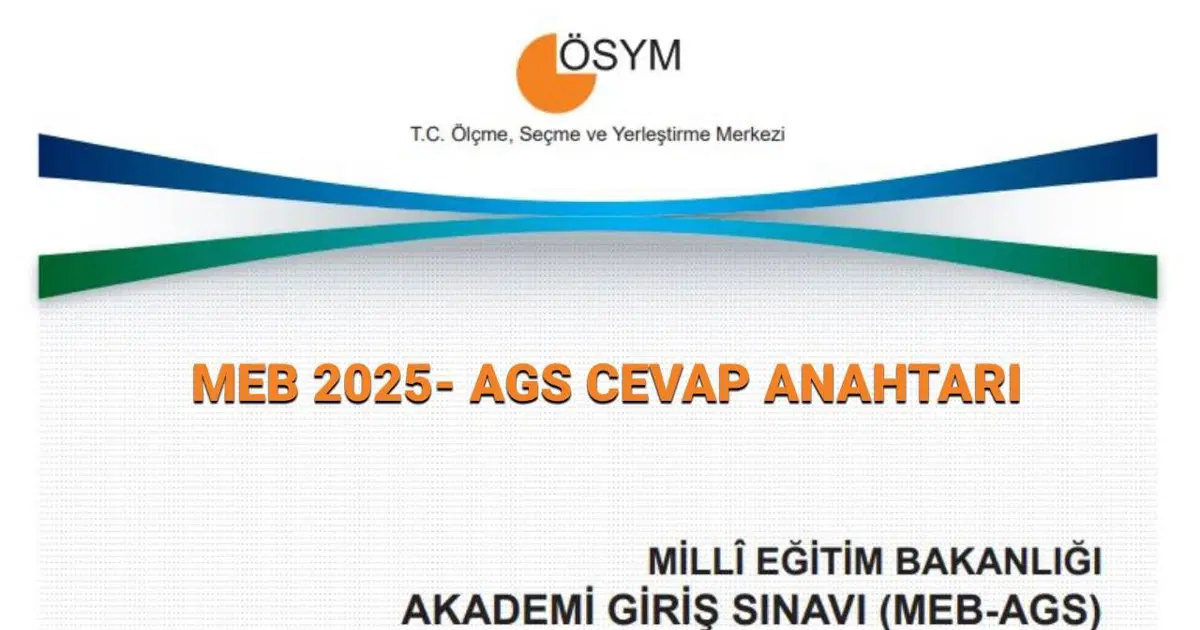 AÇIKLANDI: AGS soruları ve cevap anahtarı 2025 sorgulama ekranı: AGS ...