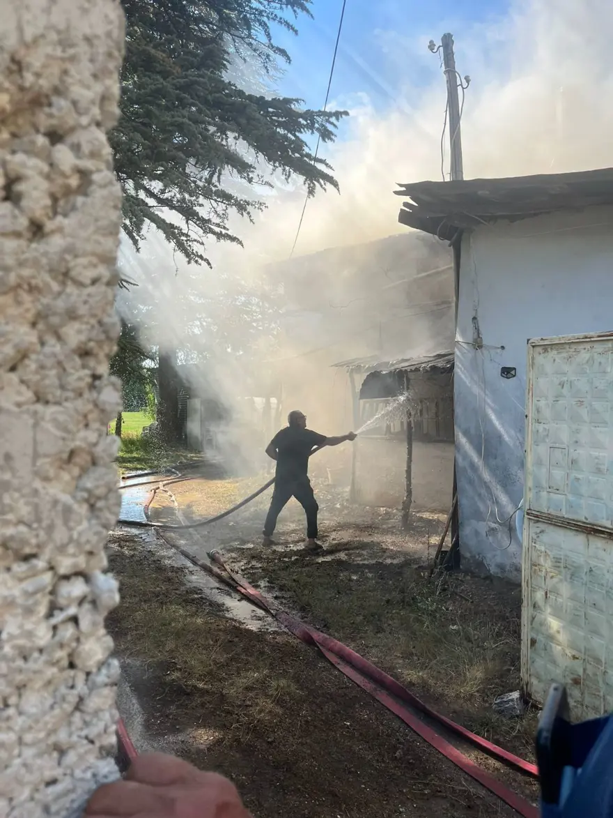 Yerdeki çöpleri yakmak istedi: 2 evi küle döndü 2