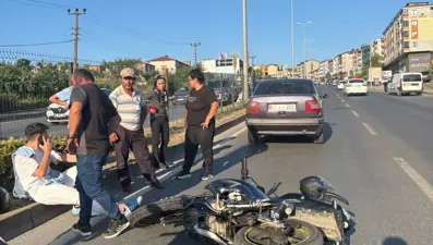 Zonguldak'ta motosiklet kazası: 1 yaralı