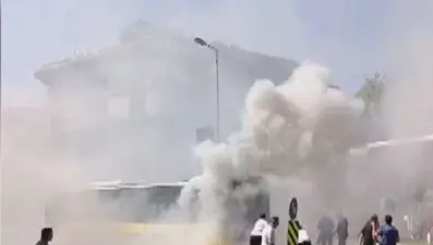 İETT otobüsünde yangın