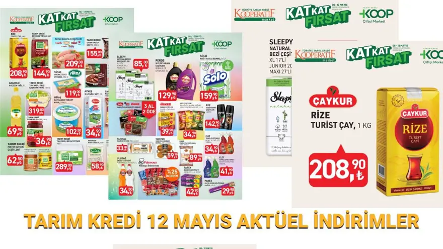 Tarım Kredi Kooperatif marketleri 9-12 Mayıs indirim listesi: Süt ürünleri, temizlik malzemeleri,yağ çeşitleri geliyor 