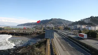 Karadeniz Sahil Yolu Çayeli-Trabzon istikameti ulaşıma açıldı
