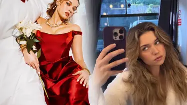 Afra Saraçoğlu'ndan set pozu