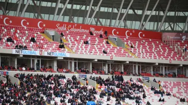 Sivassporlu taraftarlar, Hatayspor maçına ilgi göstermedi