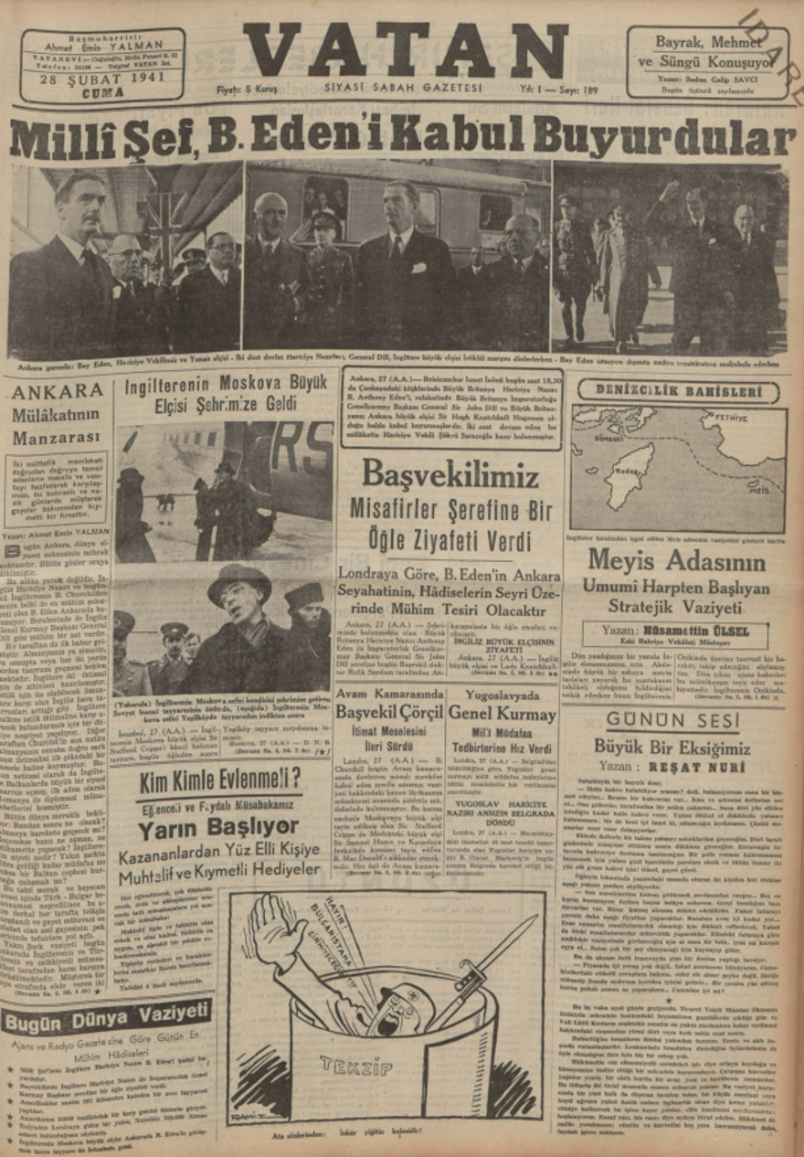 Tarihte bugünün gazete manşetleri (28 Şubat) 3 Tarihte bugünün gazete manşetleri (28 Şubat) 3