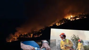 Gece boyu alevlerle kıyasıya mücadele