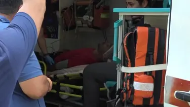 Falezlerde manzara keyfi hastanede bitti