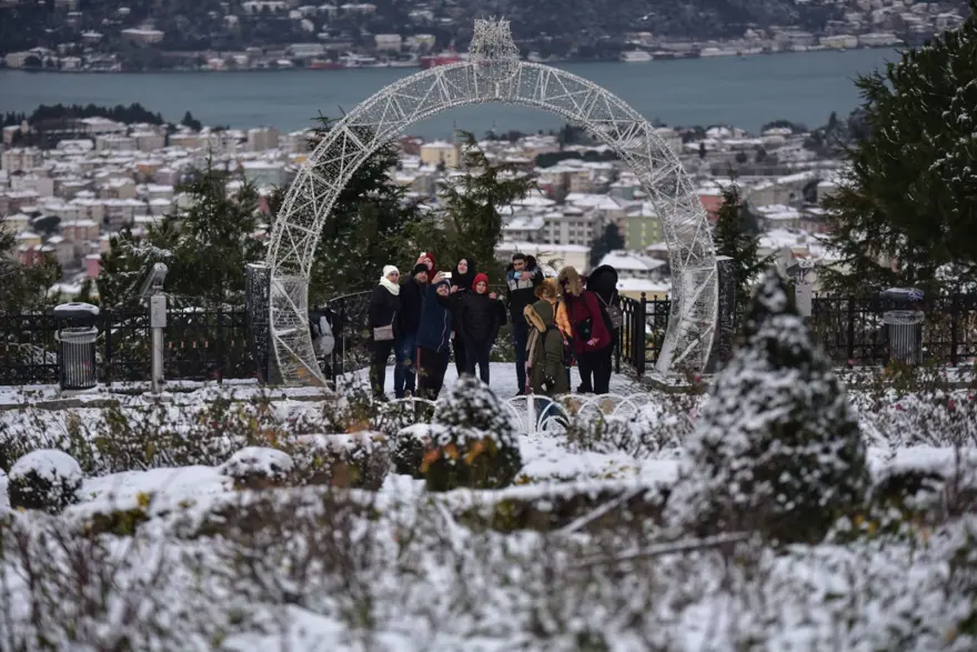 İstanbul'dan kar fotoğrafları 28