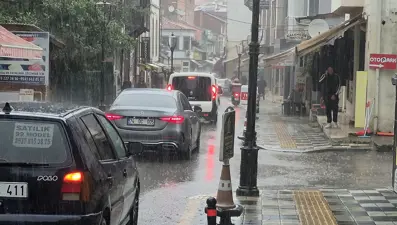 Bartın'da yağış etkili oluyor