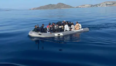 Bodrum'da 25 düzensiz göçmen yakalandı