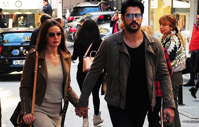 Fahriye Evcen ile Burak Özçivit'in sokak stili