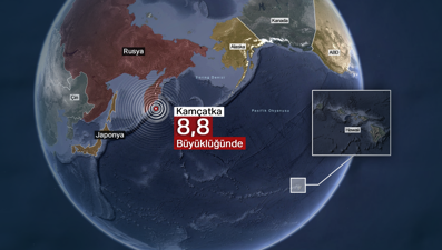 Rusya'da 8.8 büyüklüğünde deprem: Tsunami Kaliforniya kıyılarına ulaştı