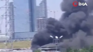 Esenyurt’ta belediyeye ait bakım tesisinde yangın