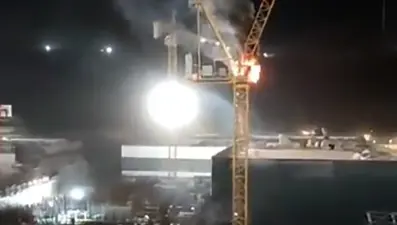 Akkuyu NGS’de vinç yangını