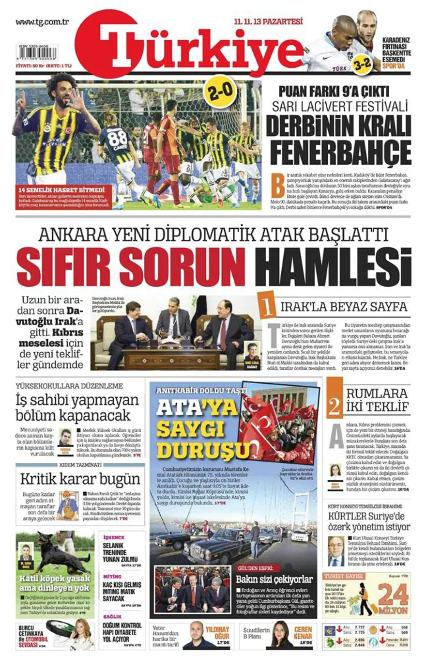 Günün manşetleri - 11 Kasım 16