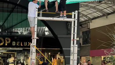 Dengesini kaybedip balkondan düştü