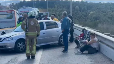 İstanbul Şile Otoyolu'nda kaza: 4 yaralı