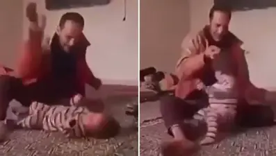 Çocuğuna acımasızca şiddet uyguladı, tutuklandı