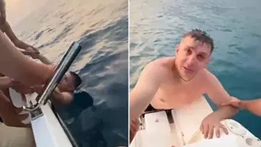 Ukraynalı turisti balıkçılar kurtardı