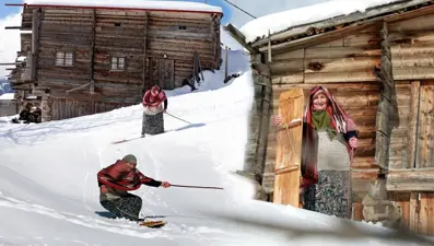 200 yıllık gelenek! Snowboard'un Karadenizli atası: Petranboard