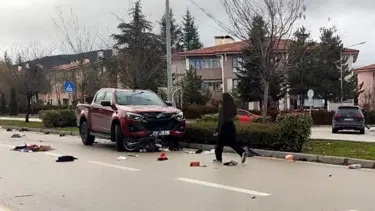 Yaya geçidinden geçen kadının acı ölümü