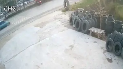 AK Partili Özhaseki, Türel ve Yılmaz’ın yaralandığı kaza kamerada