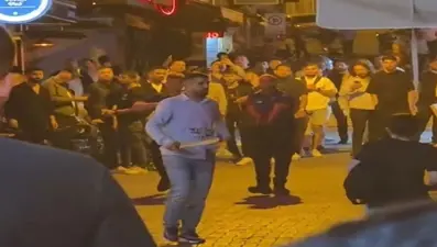 Beşiktaş'ta korku dolu anlar