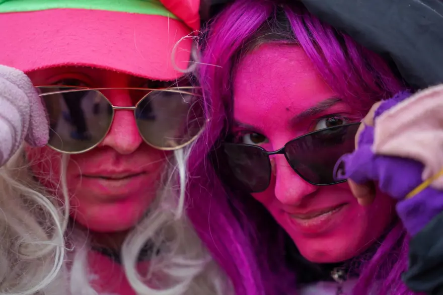 14 asırlık geleneğin görüntüleri damga vurdu: Maske ve kostümler; işte Vevçani Karnavalı 2