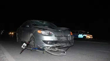 Otomobilin çarptığı bisikletli çocuk hayatını kaybetti