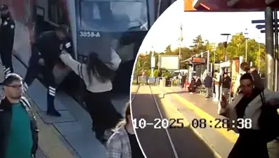 Kulağında kulaklık vardı: Güvenlikten genç kızı kurtaran müdahale