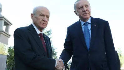 Cumhurbaşkanı Erdoğan ve Bahçeli'nin görüşmesi sona erdi