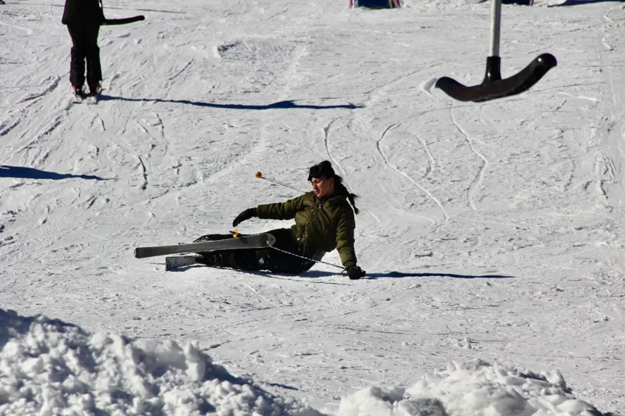 Sömestr tatilinde Uludağ'a akın ettiler 