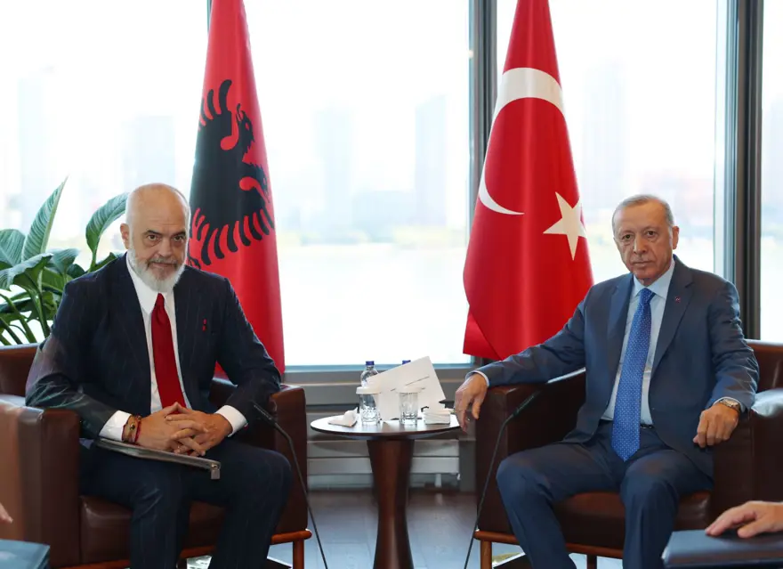ARNAVUTLUK BAŞBAKANI RAMA İLE GÖRÜŞTÜ 9