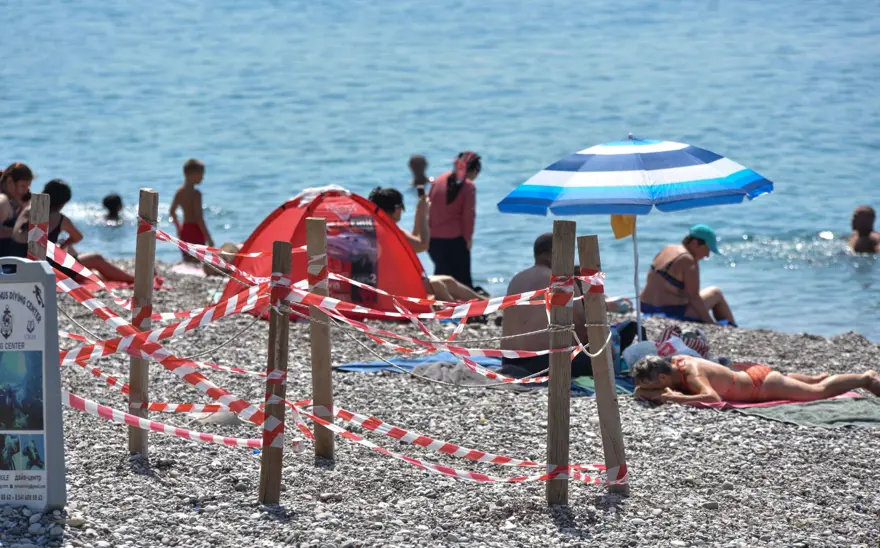 Caretta caretta yuvası çamaşır askısı oldu 1