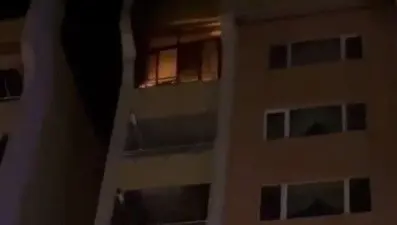 Gece saatlerinde korkutan yangın