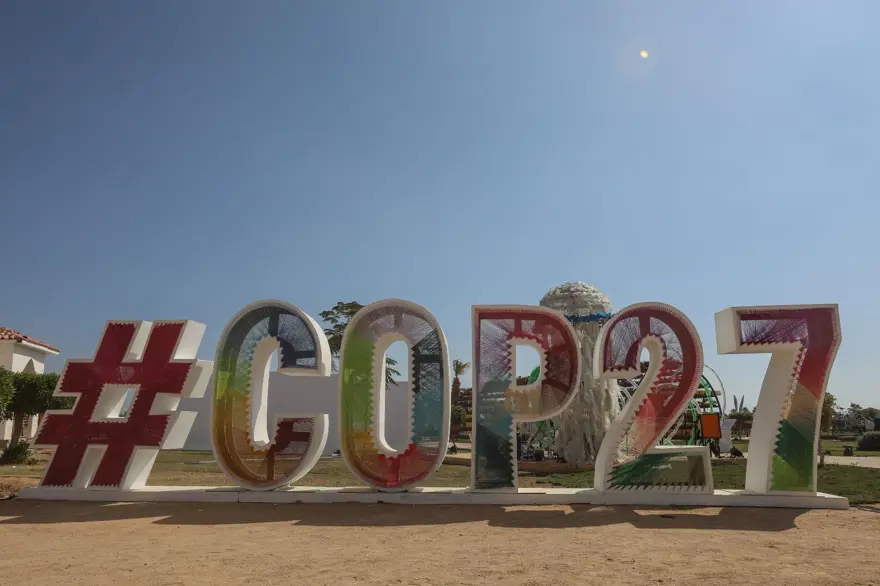 Mısır'daki BM İklim Zirvesi'nde geri dönüşüm malzemelerinden sanat eserleri 7