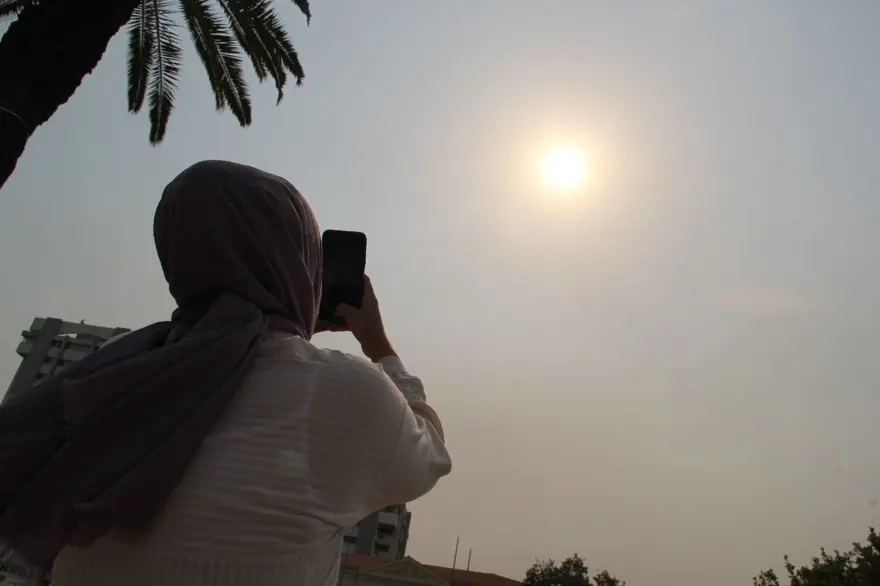 İzmir'de bulanık gökyüzü korkuttu 3
