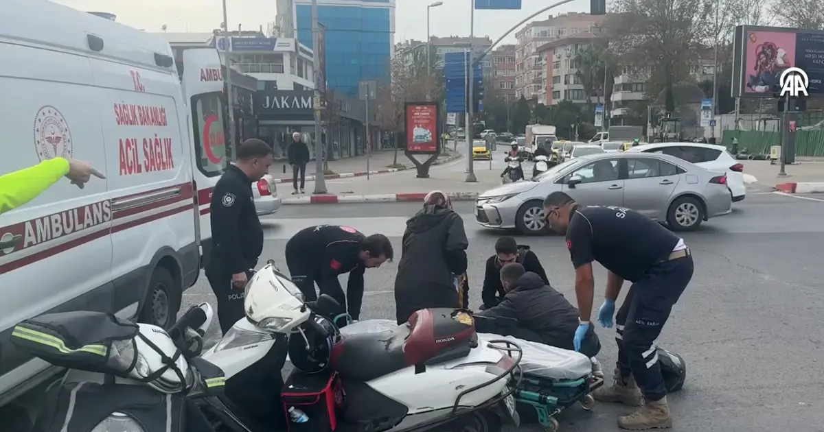 İstanbul'da kırmızı ışık kazası