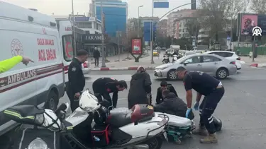 İstanbul'da kırmızı ışık kazası