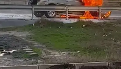 Seyir halindeki cipte yangın