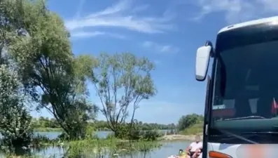 Kızılırmak Deltası'nı kirleten otobüs şirketine yarım milyon lira ceza