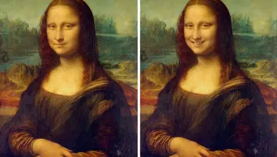 Ünlü klasik tablolardaki figürler gülümseselerdi nasıl görünürdü?