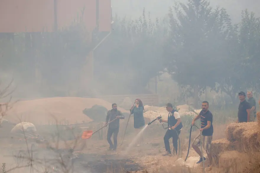 Antalya Manavgat'ta orman yangını 6