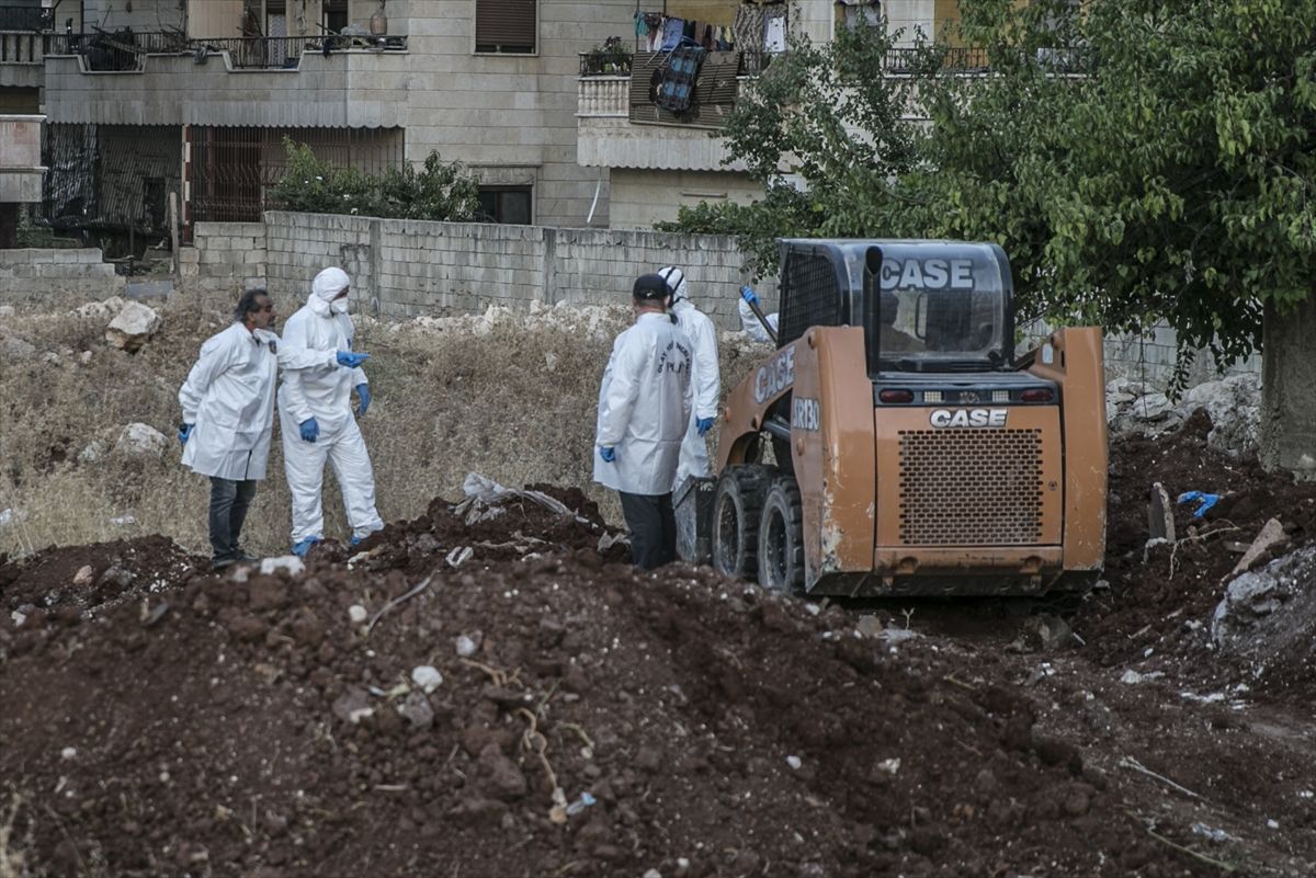 Afrin'de toplu mezar bulundu